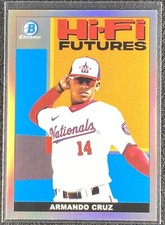 2022 Bowman Chrome ARMANDO CRUZ Hi-Fi Futures Insert #HiFi-24 - Nationals