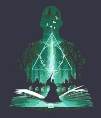 UK Snape Counted Cross Stitch Kit Chart Fantasy Harry Potter