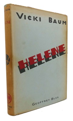 Vicki Baum HELENE  1st Edition 4th Printing