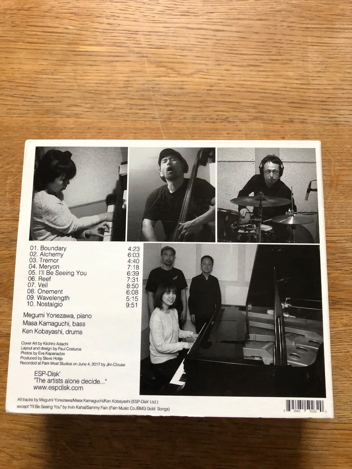 MEGUMI YONEZAWA - BOUNDARY, PIANO JAZZ TRIO, ESP-DISK, CD DIGIPAK - Bild 2 von 2
