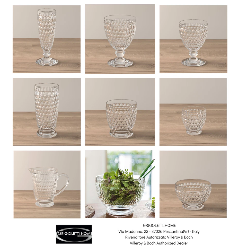 Villeroy & Boch - Boston Trasparente - Bicchiere/Calice/Coppa/Caraffa/Shot