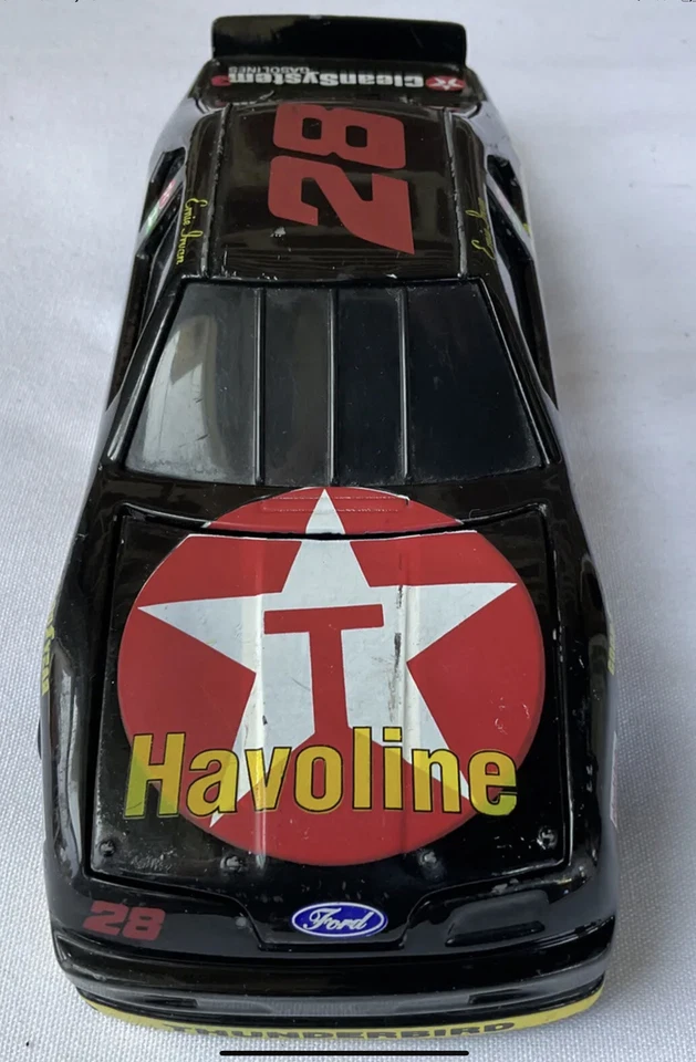 De colección Ernie Irvan Texaco/Havoline Die Cast Bank Coche Neumáticos de Goma/Capucha Abierta Foto 2 de 4