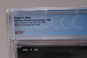 Hogan's Alley Nintendo NES 1989 CIB Complete CGC Graded 9.0 - 9.8 Cart & Manual!