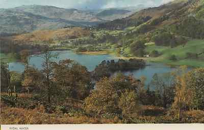 Lakeland Postkarte ''Rydal Water'' (unbenutzt) erschienen bei Cotman - Farbe 70er Jahre