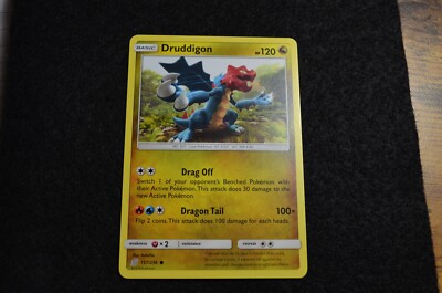 Pokemon DRUDDIGON Sun & Moon Unified Minds 157/236 NM/Mint Never Played  Cards | eBay