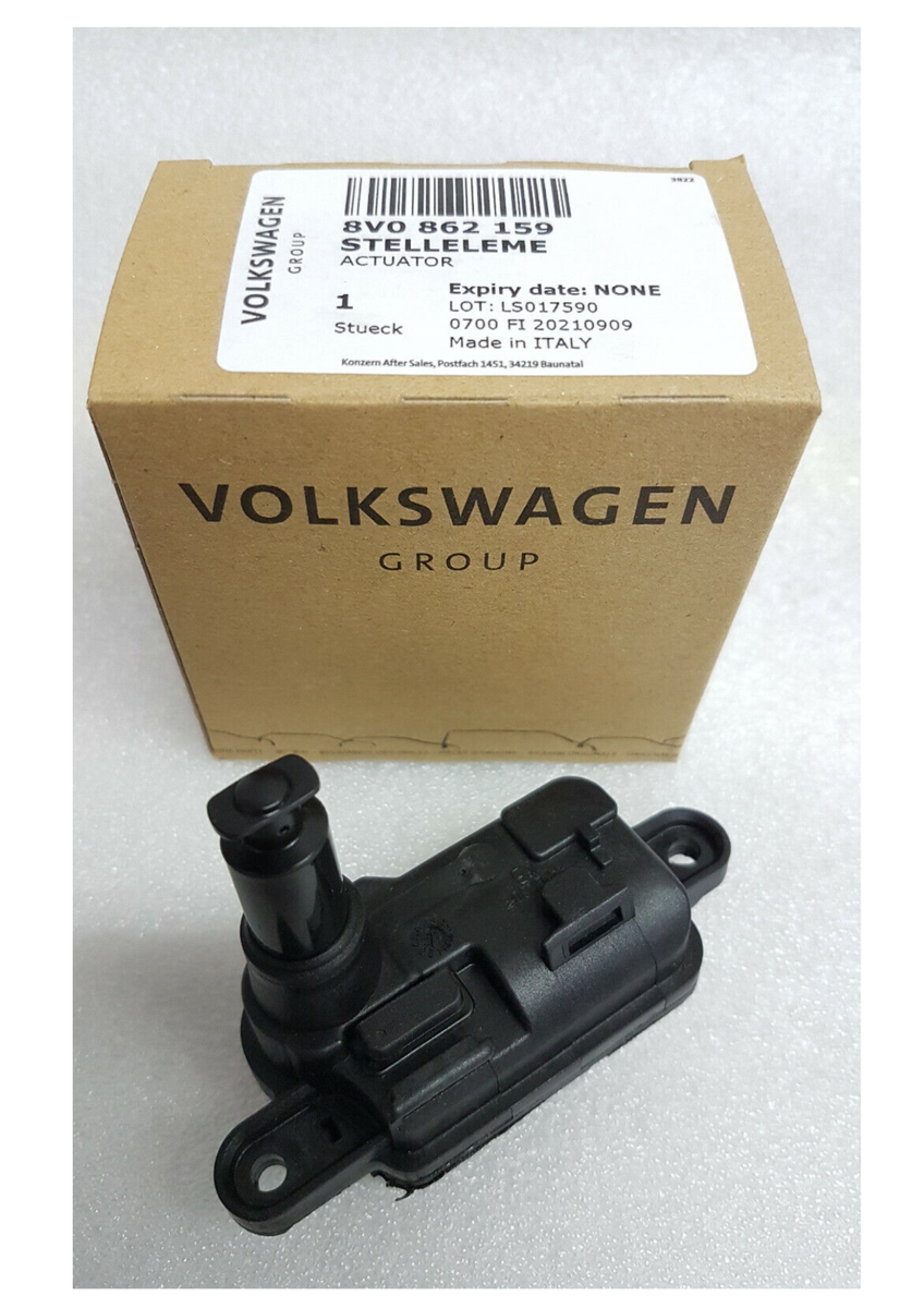 アロアナ。 Original 8V0862159 - Actuator. Release - Genuine Volkswagen | OE