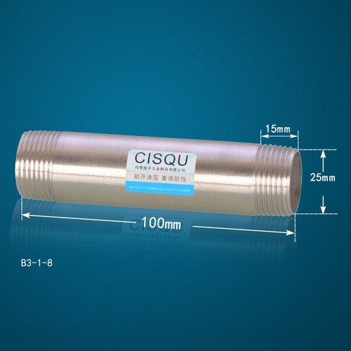 1Pcs 201 Stainless Steel Pipe Fitting Extension Tube 1/2" 3/4" 1" long 10cm-30cm - Picture 11 of 17