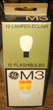 3 VINTAGE BOX LOT GENERAL ELECTRIC GE FLASHBULBS 36 M3