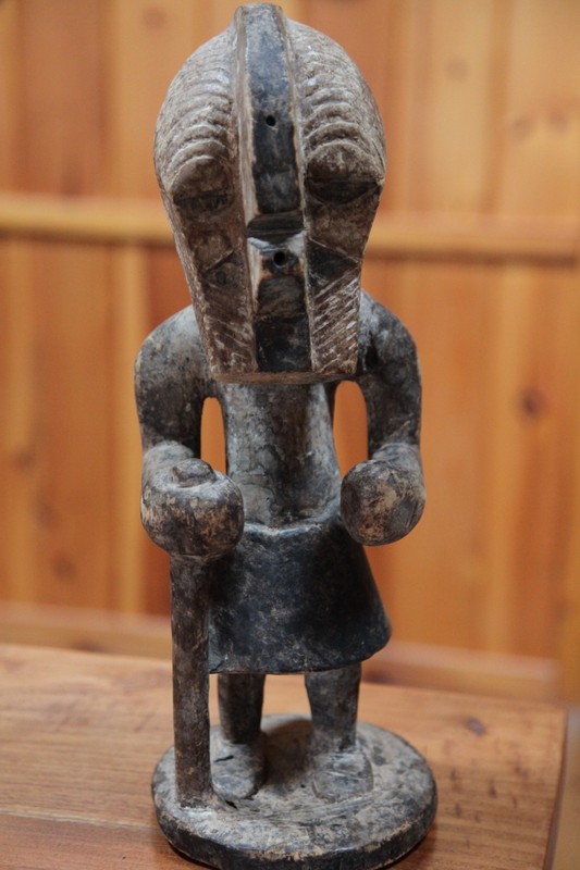 Antique 1800's Carved African Songye Tribal figure