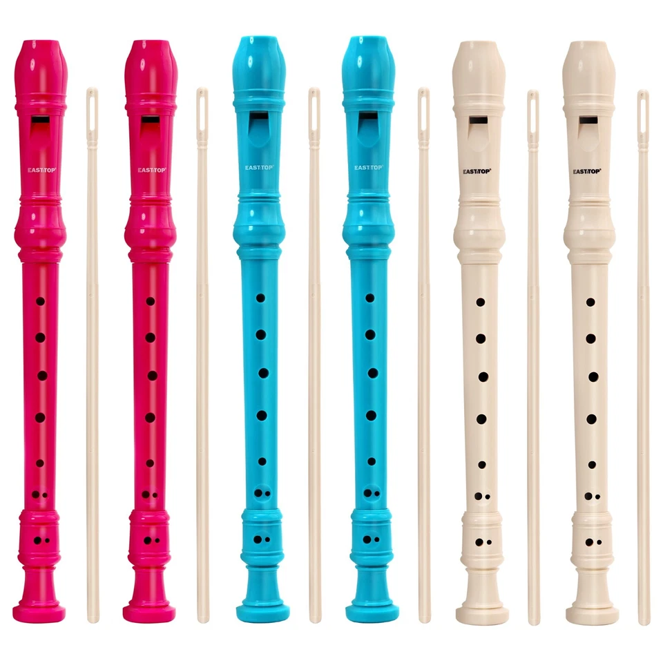 6PCS 8 Holes Soprano Recorder Soprano Recorder Instrument Descant Flute Recorder - Image 4 of 4