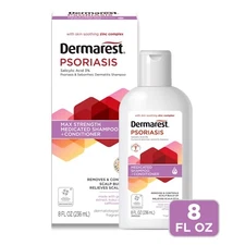 Dermarest Psoriasis Medicated Shampoo Plus Conditioner with Zinc Complex,8 FL OZ