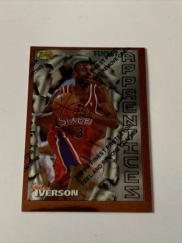 Allen Iverson 1996-97 Topps Finest Apprentices Rookie #69 w/ Coating