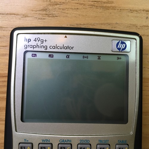 HP 49G e 49G + Calcolatrice Grafica Ottime Condizioni ~ Testata Funzionante + 1 Custodia - Foto 7 di 16
