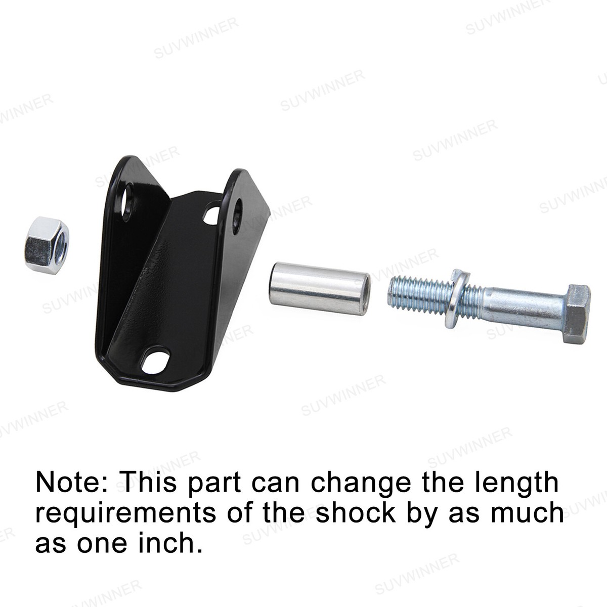 2pcs Rear Upper Shock Bar Pin Eliminator Kit for 1984-2006 2pcs Rear Upper Shock Bar Pin Eliminator Kit for 1984-2006