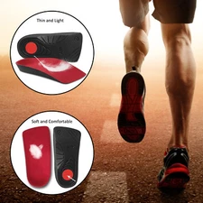 Arch Corrective Shoe Inserts Insoles Plantar Fasciitis Pain Relief Shock Absorpt