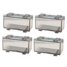 4Pcs/Set 1:64 Car Model Toy Storage Box Model Dustproof Case Acrylic Display j