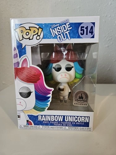 Funko Pop! Vinyl - Pixar Inside Out Rainbow Unicorn Disney Parks Exclusive #514