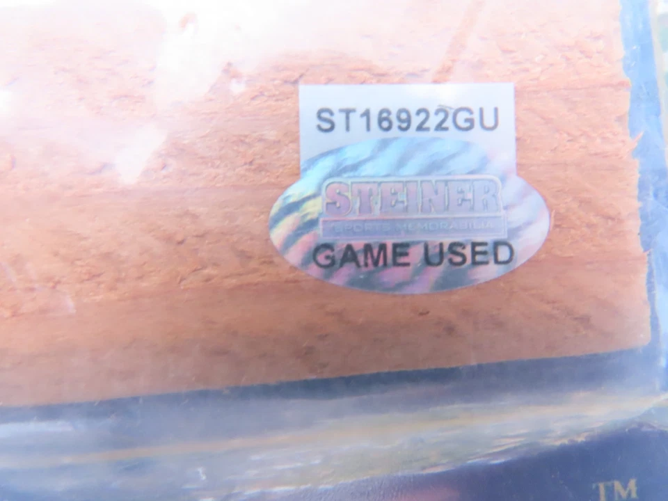 Auténtico asiento de banco de estadio de fútbol irlandés de lucha Notre Dame madera Steiner certificado de autenticidad Foto 3 de 4