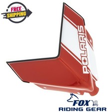 Polaris Snowmobile Low Windshield with Striped - Logo