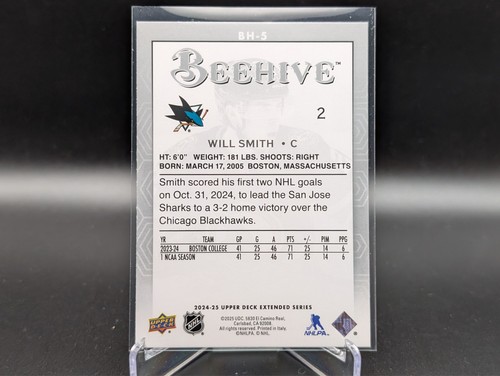 2024-25 Upper Deck Extended Series WILL SMITH #BH-5 Rookie Beehive RC - Picture 2 of 2