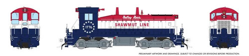 Trenes Rapido 027617 HO Shawmut Line EMD SW9 Diesel Loco #1776 "Betsy Ross | Condition: New