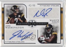 2018 Panini National Treasures 42/99 James Washington Mason Rudolph Auto nd3