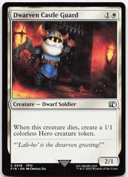 Dwarven Castle Guard #18 Final Fantasy MTG Common