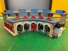 Thomas the Train Tidmouth Engine Shed 5 Deluxe Wood Roundhouse Wooden Railway