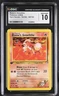 CGC GEM MINT 10 Pokemon Blaine's Growlithe 62/132 2000 Gym Heroes 1st Edition