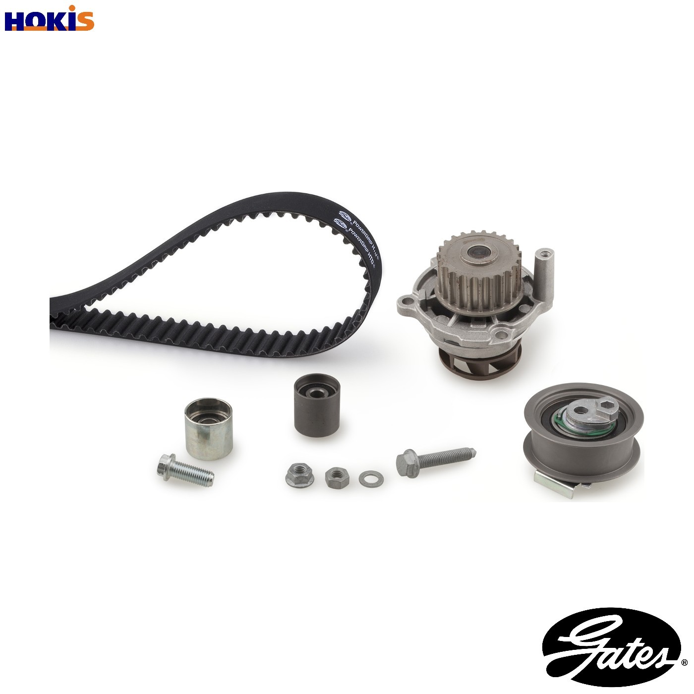 Timing Belt & Water Pump Kit fits VW TOURAN 1T 2.0 03 to 07 Set Gates VOLKSWAGEN - Image 6