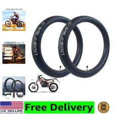 2 Pack 2.75/3.00-17 Heavy Inner Tube, 80/90-17 Replacement Tire