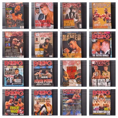 Bulk Lot 16x Boxing Monthly Prince Naseem Hamed, Floyd Mayweather, Foreman Gatti