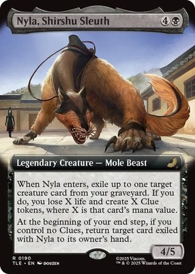 x1 Nyla, Shirshu Sleuth - Foil - Extended Art R MTG Avatar: The Last Airbender: 
