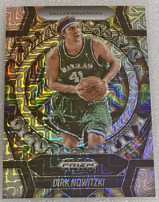2024-25 Prizm Black DIRK NOWITZKI Kaleidoscopic Mojo /25 Mavericks #25