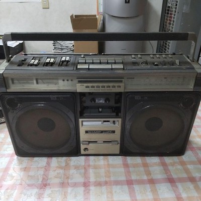 Junk Not Working SHARP GF-505SB Radio Cassette Tape Recorder JUNK Japan