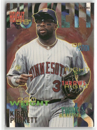 Kirby Puckett #212 1995 Fleer card