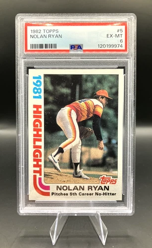 1982 Topps - 1981 Highlight Nolan Ryan #5 - Houston Astros - Hall of Fame