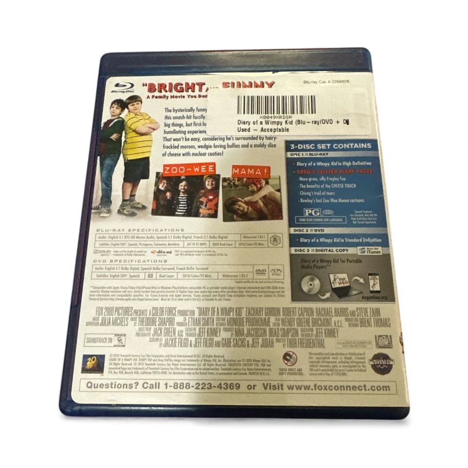 Diary of a Wimpy Kid (Blu-ray/DVD + Digital Copy) - Blu-ray - Image 3 of 3