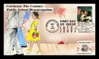 US COVER PUBLIC SCHOOL DESEGREGATION CELEBRATE CENTURY FDC PUGH HAND PAINTED
