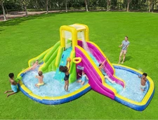 Splash Kids Large Outdoor Inflatable Mega Water Park By Bestway- Without Pump