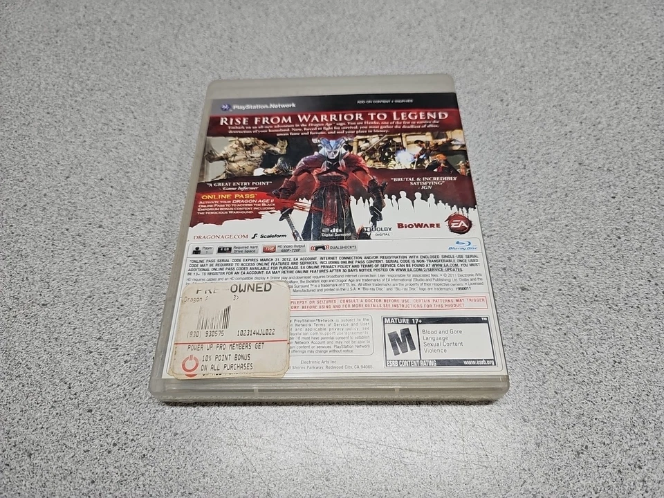 Dragon Age II (2) (Sony PlayStation 3, 2011, PS3) ☆Completo☆Probado☆ Foto 3 de 4