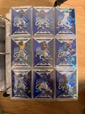 2025 Panini Crusade Baseball Cards- BLUE CRACKED ICE INSEET LOT! NICE!
