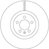 2X TRW Bremsscheibe DF6983S FüR VW
