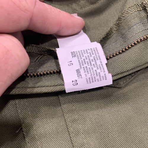 Boys Scouts Pants Youth 16 Green BSA Uniform Canvas Cargo Utility - Picture 2 of 7