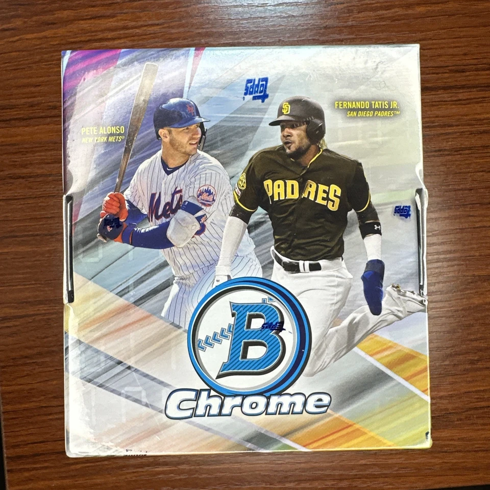 2019 BOWMAN ХРОМ БЕЙСБОЛ Запечатанная ХОББИ Коробка CAL RALEIGH ACUNA ВЛАДИМИР СУДЬЯ!! - Изображение 2 из 4