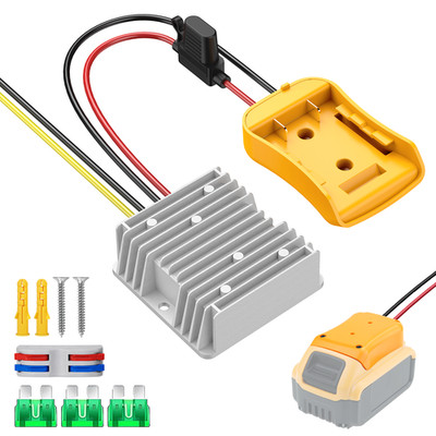 20V to 12V 20A Step Down Converter Adapter Compatible with Dewalt 20V Regulator