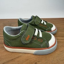 New Little Kids Boys See Kai Run Alex Olive Sneakers Shoes Sz 4