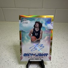 Topps 2024-25 Chrome Sky-Light Signatures Jaime Jaquez Jr. /50 Miami Heat