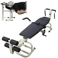Lumbar Traction Bed, Folding Cervical Spine Lumbar Back Stretcher Machine Mas...