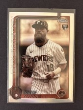 2025 Topps Chrome Update Series - Drew Avans #USC47 Sepia Refractor (RC)